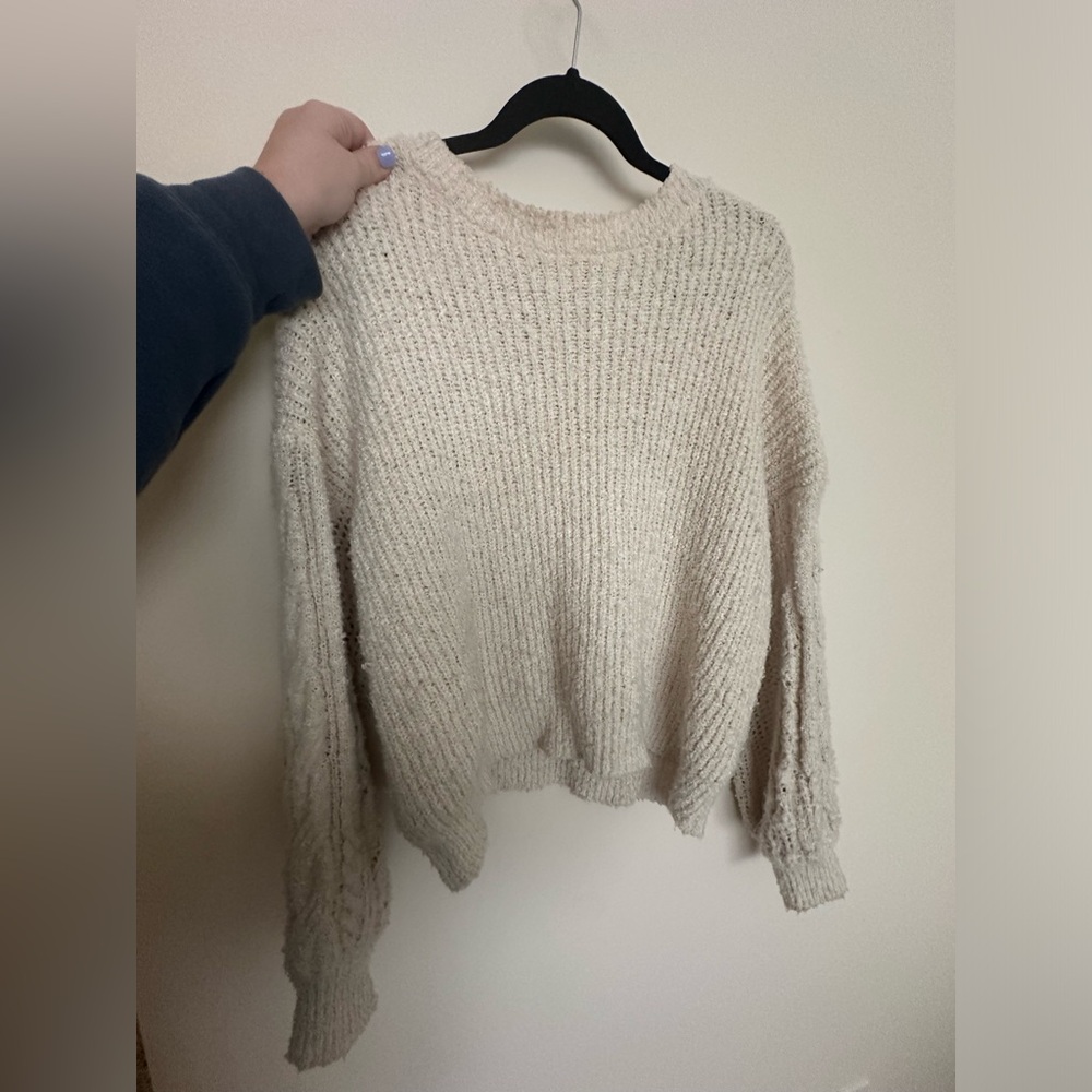 Cream soft sweater